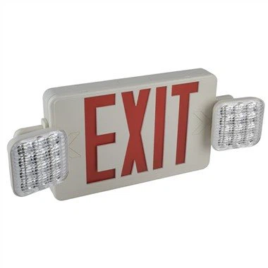 Amerikaanse standaard rode EXIT lichtbak met dubbele kop